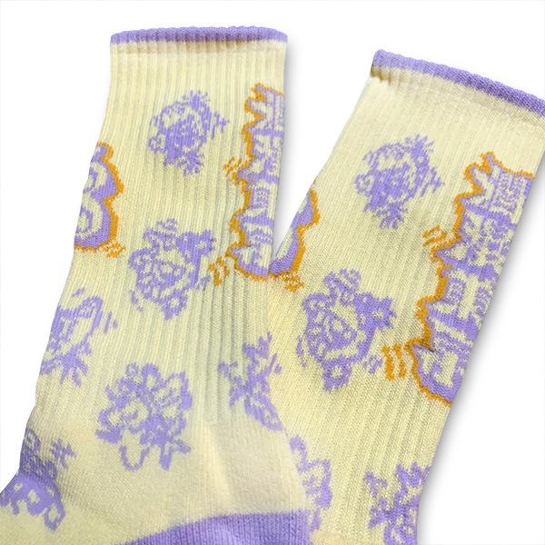 【爛漫東京×bobo】collaboration sox　吉祥寺 爛漫東京 クツシタトサケ bobo 靴下 SOCKS スケートボード スケボー SKATEBOARD