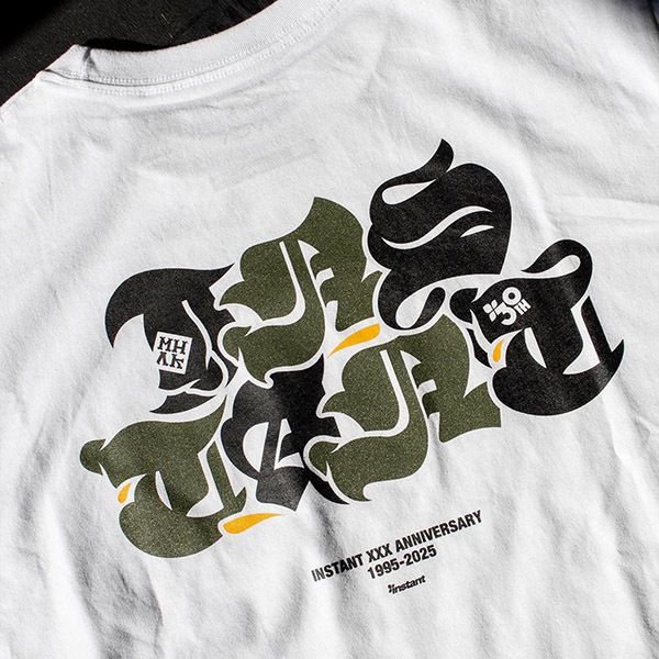 【instant×MHAK】30TH RVCA TEE white インスタントTシャツ スケートボード スケボー SKATEBOARD