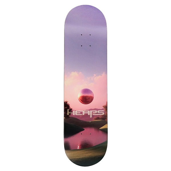 【HEAPS】FLOATING REALM 8.25インチ　ヒープス スケートボード スケボー デッキ SKATEBOARD DECK
