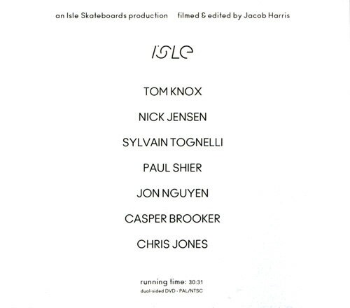 【ISLE】VASE アイル 映像 DVD スケートボード スケボー SKATEBOARD