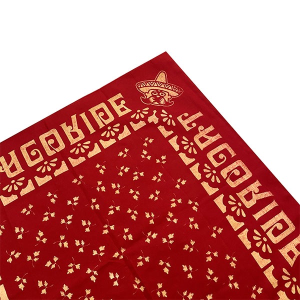 TACORIDE】セニョールバンダナ red タコライド バンダナ