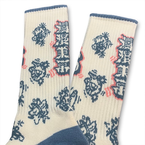 【爛漫東京×bobo】collaboration sox　吉祥寺 爛漫東京 クツシタトサケ bobo 靴下 SOCKS スケートボード スケボー SKATEBOARD