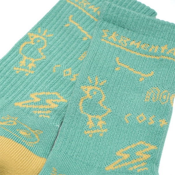 【instant】DISKAH SOCKS melon インスタント ソックス スケートボード スケボー SKATEBOARD