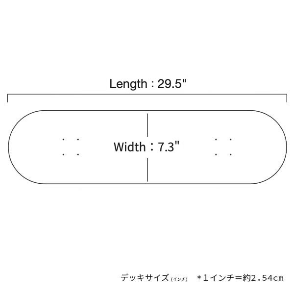 【KROOKED】TEAM TRIO 7.3インチ クルキッド スケートボード スケボー デッキ SKATEBOARD DECK