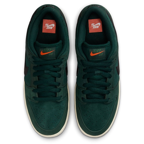 【NIKE SB】DUNK LOW PRO ISO “Orange Label” カラー：deep fir/black-fir-sail FJ1674-300　ナイキ エスビー ダンク・エスビー スケートボード スケボー シューズ 靴 スニーカー SKATEBOARD SHOES