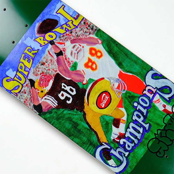 【SNACK】Adrian Williams SUPER BOWL 8.5インチ スナック スケートボード スケボー デッキ SKATEBOARD DECK