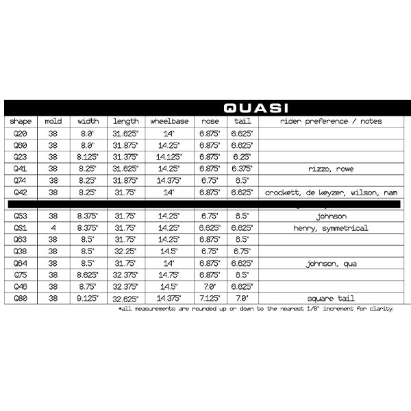 【QUASI】Josh Wilson Y2K 8.125インチ クワジー スケートボード スケボー デッキ SKATEBOARD DECK