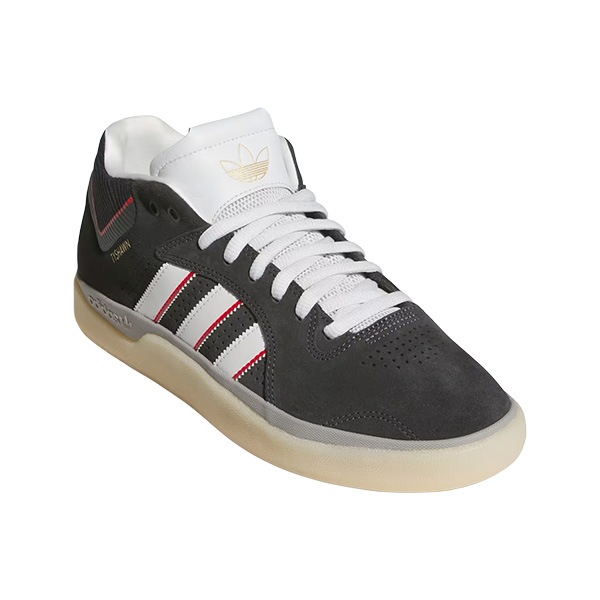 【adidas skateboarding】TYSHAWN KJ0194 カラー：carbon/crystal white/better scarlet　アディダス スケボー シューズ 靴 スニーカー SKATEBOARD SHOES