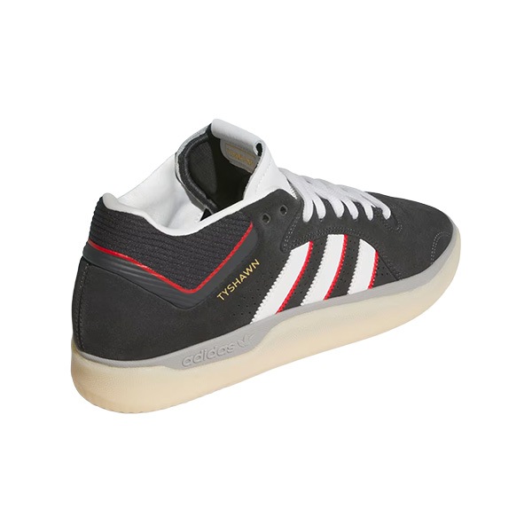 【adidas skateboarding】TYSHAWN KJ0194 カラー：carbon/crystal white/better scarlet　アディダス スケボー シューズ 靴 スニーカー SKATEBOARD SHOES