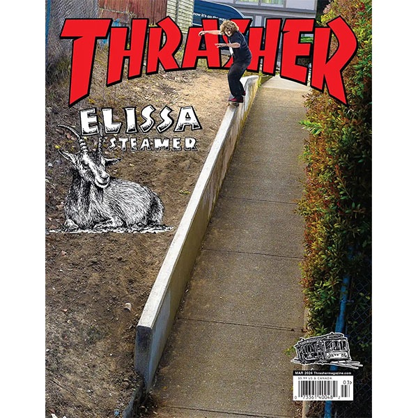 【THRASHER】MARCH 2024 ISSUE #524 2024.3月号 スラッシャー マガジン 書籍 雑誌 スケートボード スケボー SKATEBOARD