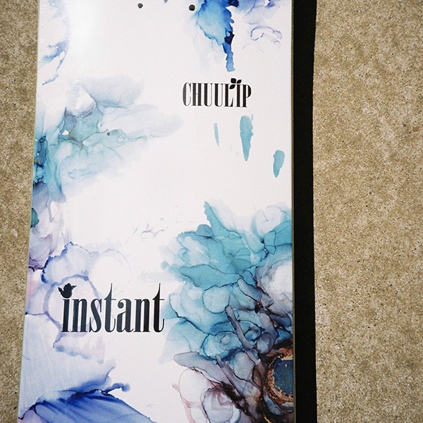 【CHUULIP×instant】30TH ANNIV MARBLE #2 DECK -blue- 8.38インチ　チューリップ スケートボード スケボー  SKATEBOARD DECK