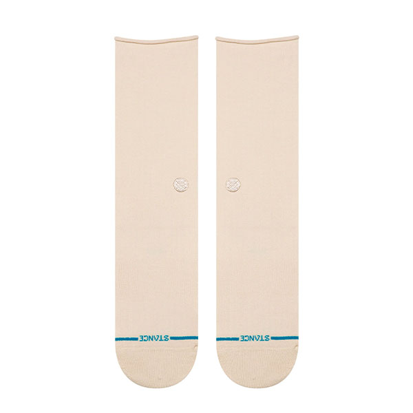 【STANCE】ROLLED SOLID CREW Oatmeal スタンス 靴下 ウィメンズ スケートボード スケボー SKATEBOARD