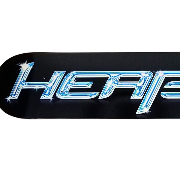 【HEAPS】LOGO BLACK/BLUE 8.0インチ ヒープス スケートボード スケボー デッキ SKATEBOARD DECK