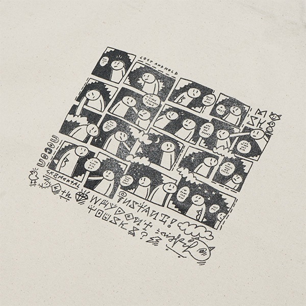【instant】SONONAMO TOTE BAG natural インスタント バッグ スケートボード スケボー SKATEBOARD