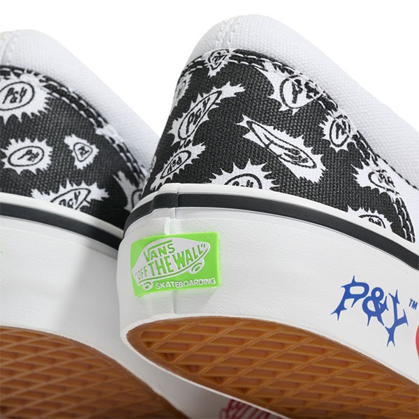 VANS×PUNKANDYO】 SKATE SLIP-ON PUNKANDYO black/white バンズ パンク
