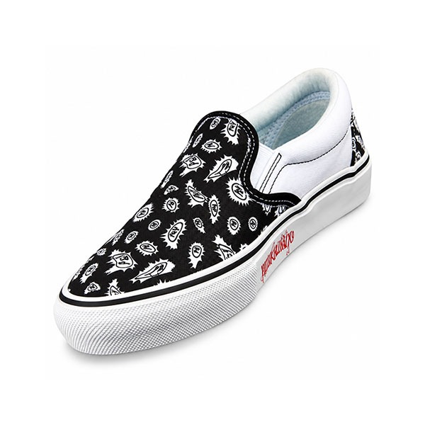 【VANS×PUNKANDYO】 SKATE SLIP-ON PUNKANDYO black/white バンズ パンクアンドヨー シューズ 靴 スニーカー スケートボード スケボー SKATEBOARD SHOES