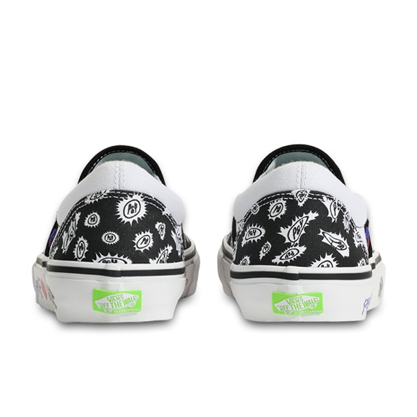 【VANS×PUNKANDYO】 SKATE SLIP-ON PUNKANDYO black/white バンズ パンクアンドヨー シューズ 靴 スニーカー スケートボード スケボー SKATEBOARD SHOES