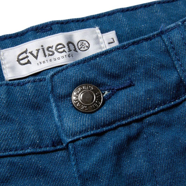 【Evisen】SUSHI DENIM SHORTS light black エビセン デニムショーツ パンツ スケートボード スケボー SKATEBOARD