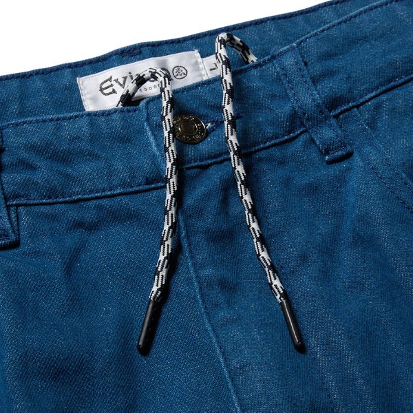 【Evisen】SUSHI DENIM SHORTS light black エビセン デニムショーツ パンツ スケートボード スケボー SKATEBOARD