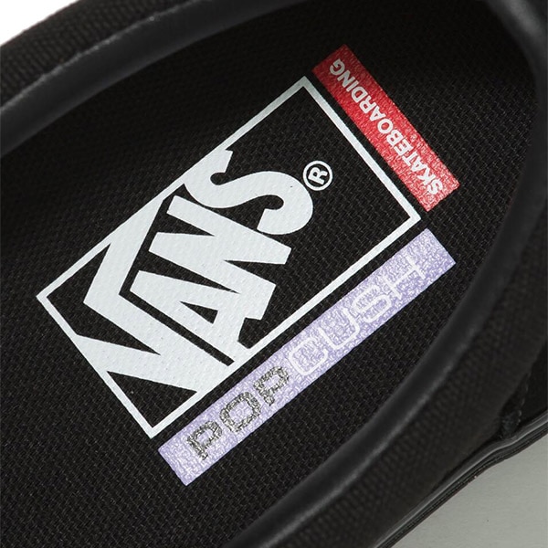 VANS】SKATE SLIP ON black/black バンズ シューズ 靴 スリッポン