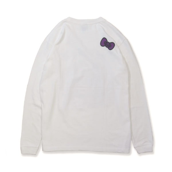 【MAGICAL MOSH MISFITS】SANRIO CHARACTERS x MxMxM “なかよしスケートボード” LONG TEE white マジカルモッシュミスフィッツ ロンティー 長袖 SKATEBOARD