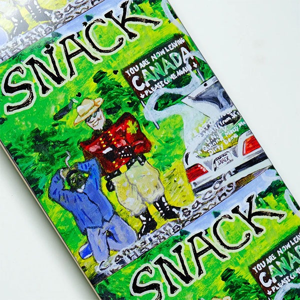 Snack スケートボードデッキ 8.25 SNACK】Zack May CANADIAN BACON & HASH BROWNS 8.125インチ スナック
