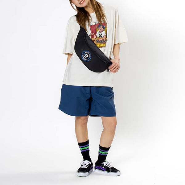 【MAGICAL MOSH MISFITS】MAGICAL MOSH BODY BAG black　マジカルモッシュミスフィッツ バック サコッシュ ポーチ SKATEBOARD