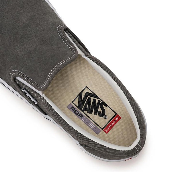 【VANS】 ヴァンズ MN Skate Slip-On PEWTER/WHITE 国内発送 VANS スリッポン ヴァンズ MN Skate Slip-On VN0A5FCA1N6 PEWTER
