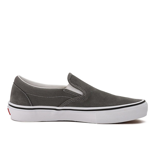 VANS】SKATE SLIP ON pewter/white バンズ シューズ 靴