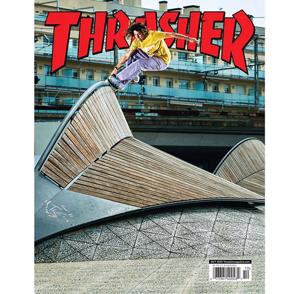 【THRASHER】OCTOBER 2023 ISSUE #519 2023.10月号 スラッシャー マガジン 書籍 雑誌 スケートボード スケボー SKATEBOARD