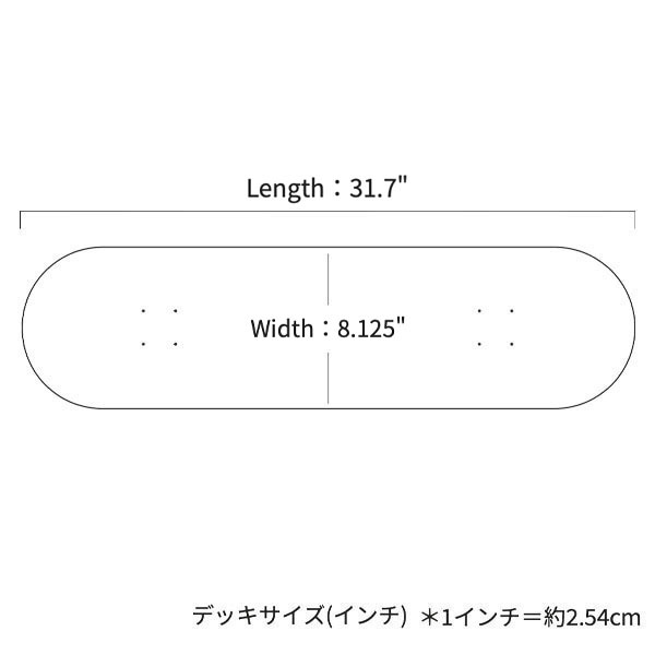 【almost】Yuri Facchini HAROSHI CREATURE SUPER SPA 8.125インチ オルモスト デッキ スケートボード スケボー SKATEBOARD DECK