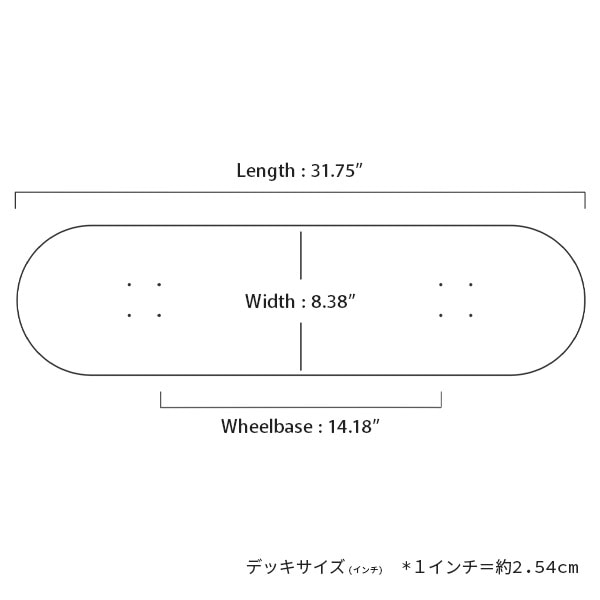 【FUCKING AWESOME】Jake Anderson WOLF BEACH 8.38インチ ファッキンオウサム スケートボード スケボー デッキ SKATEBOARD DECK