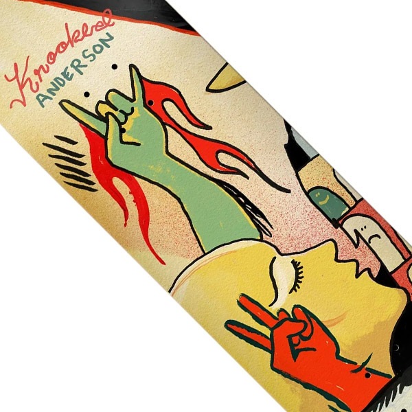 KROOKED】Mike Anderson THREE STAR 8.38インチ クルキッド スケート