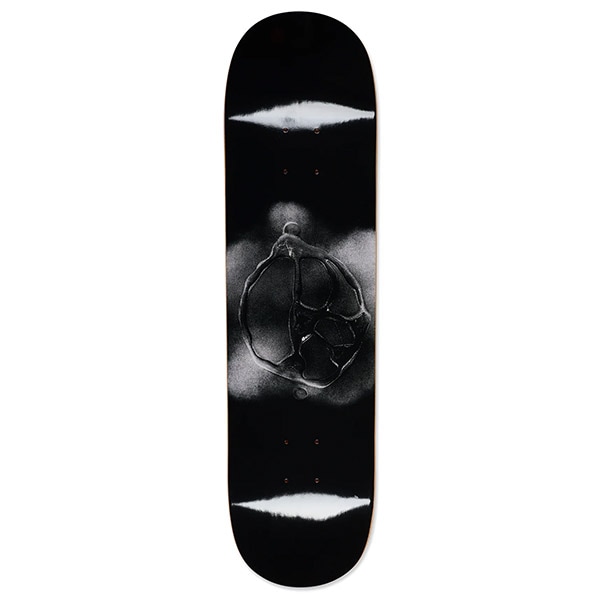 POLAR】TEAM STROKE LOGO BLACK 8.25インチ ポーラー スケートボード