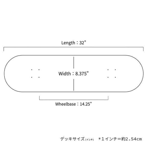 【CHUULIP】CITY LOGO 8.37インチ チューリップ スケートボード スケボー  SKATEBOARD DECK