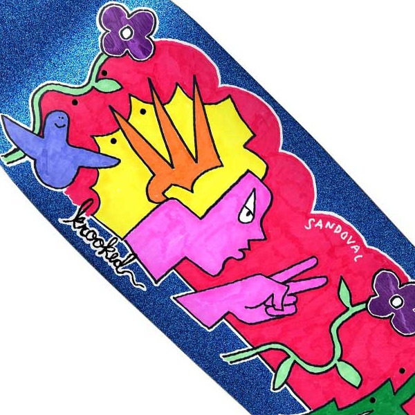 KROOKED】 Ronnie Sandoval PEACE SIGN 9.81インチ クルキッド