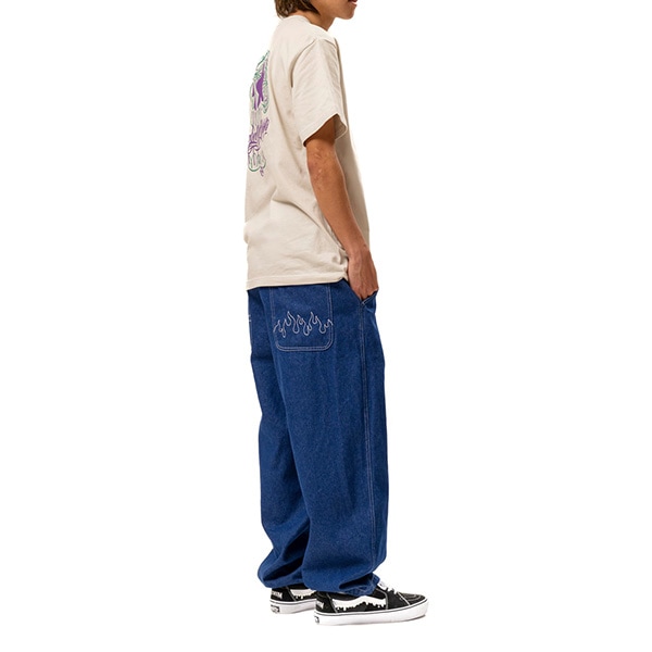 MAGICAL MOSH MISFITS】MxMxM FIRE STITCH EASY BAGGY PANTS マジカル