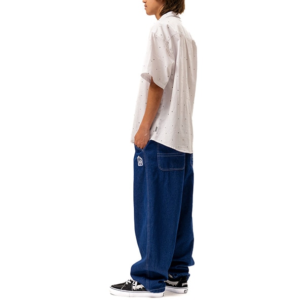 【MAGICAL MOSH MISFITS】MxMxM FIRE STITCH EASY BAGGY PANTS　マジカルモッシュミスフィッツ パンツ デニム SKATEBOARD