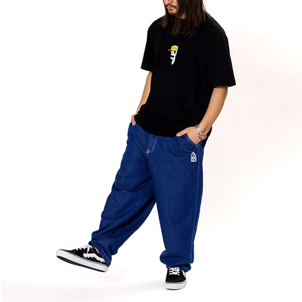 MAGICAL MOSH MISFITS】MxMxM FIRE STITCH EASY BAGGY PANTS マジカル