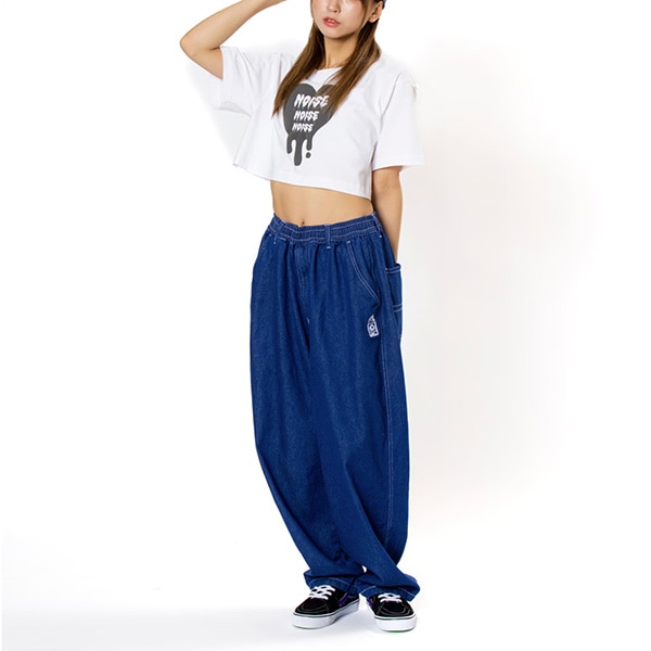 【MAGICAL MOSH MISFITS】MxMxM FIRE STITCH EASY BAGGY PANTS　マジカルモッシュミスフィッツ パンツ デニム SKATEBOARD