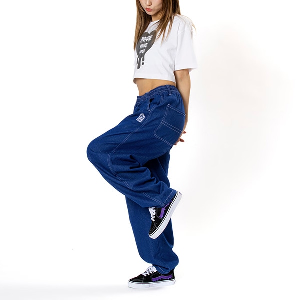 MAGICAL MOSH MISFITS】MxMxM FIRE STITCH EASY BAGGY PANTS マジカル