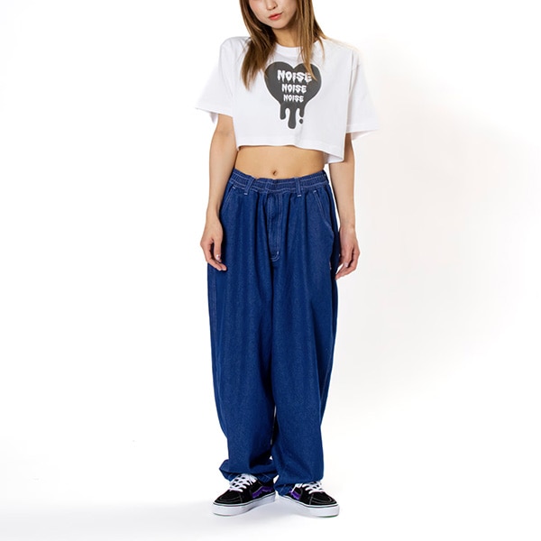 【MAGICAL MOSH MISFITS】MxMxM FIRE STITCH EASY BAGGY PANTS　マジカルモッシュミスフィッツ パンツ デニム SKATEBOARD
