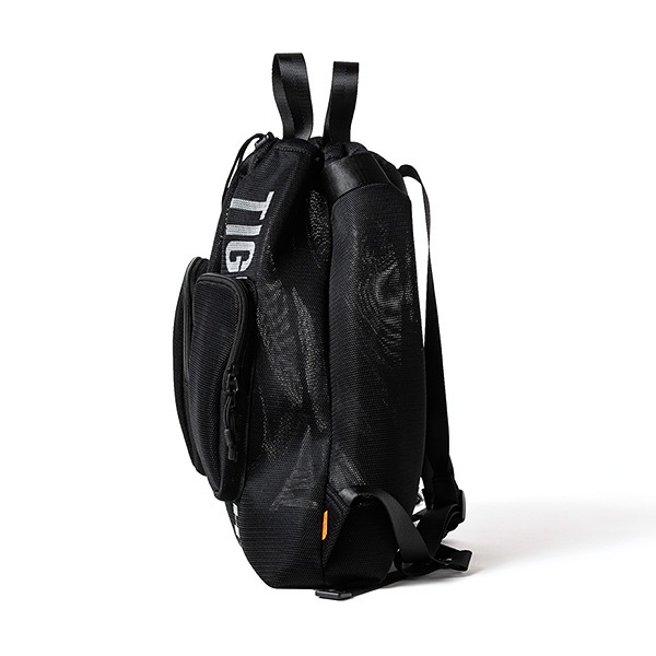 TIGHTBOOTH SKATE BAG BLACK スケートバッグ TIGHTBOOTH】LOGO MESH KNAPSACK タイトブース バッグ スケートボード