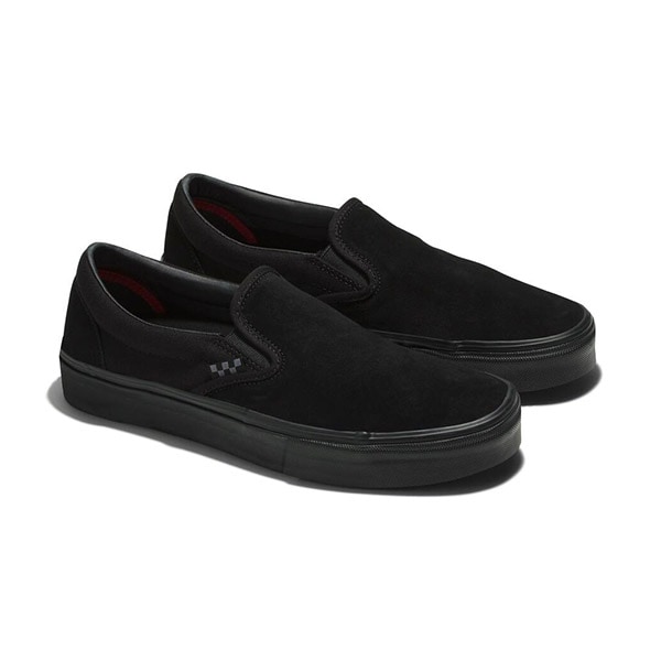 VANS】SKATE SLIP ON black/black バンズ シューズ 靴 スリッポン