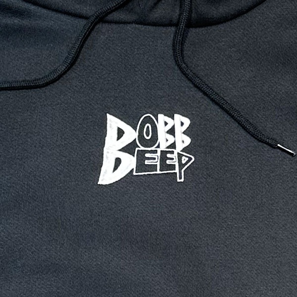 【DOBB DEEP】DOBB EMB HOODY black ドブディープ パーカー フーディー スケートボード スケボー SKATEBOARD DECK
