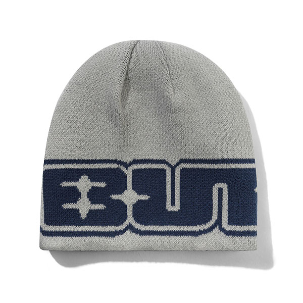 Butter Goods ビーニー BUTTER GOODS】GLINT REVERSIBLE SKULLY BEANIE navy/grey バター