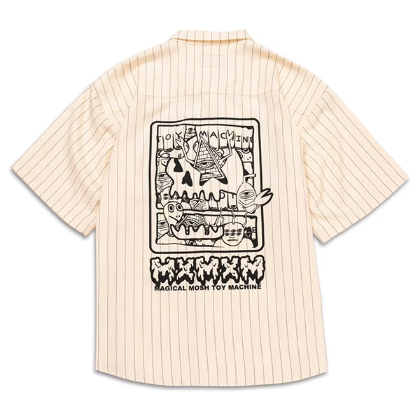 MAGICAL MOSH MISFITS × TOY MACHINE】WORK SHIRT cream マジカル