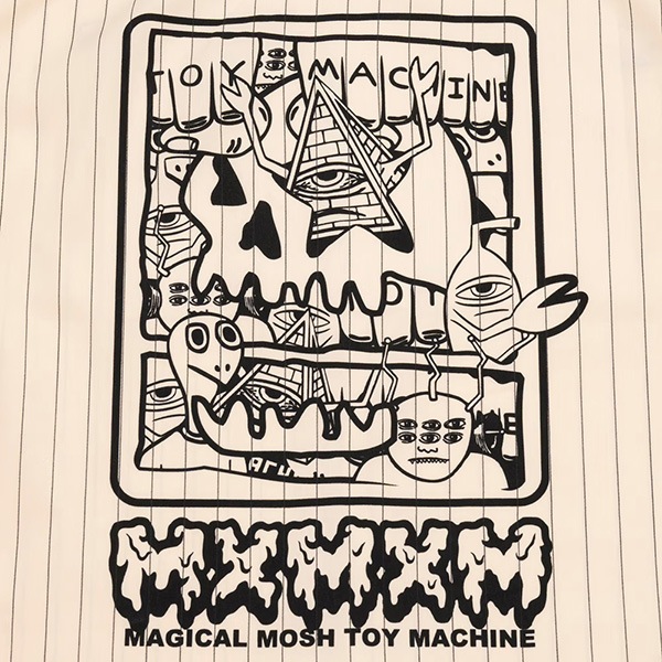MAGICAL MOSH MISFITS × TOY MACHINE】WORK SHIRT cream マジカル