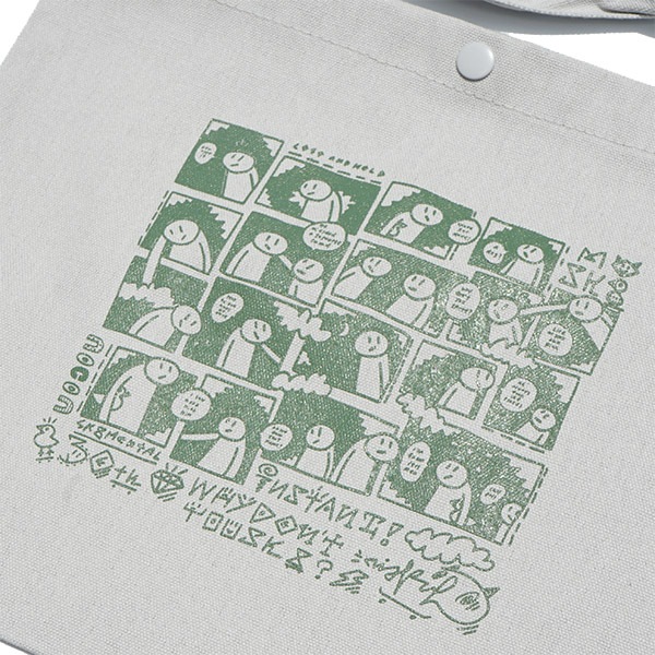 【instant】SONONAMO TOTE SACHOCHE grey インスタント バッグ スケートボード スケボー SKATEBOARD