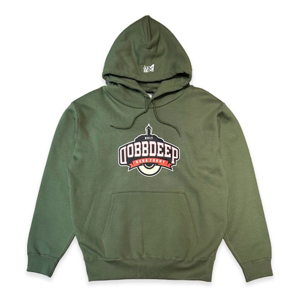 【DOBB DEEP】SF LOGO HOODY olive ドブディープ パーカー フーディー スケートボード スケボー SKATEBOARD